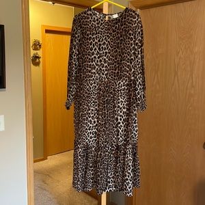 H&M Large Cheetah print dress.